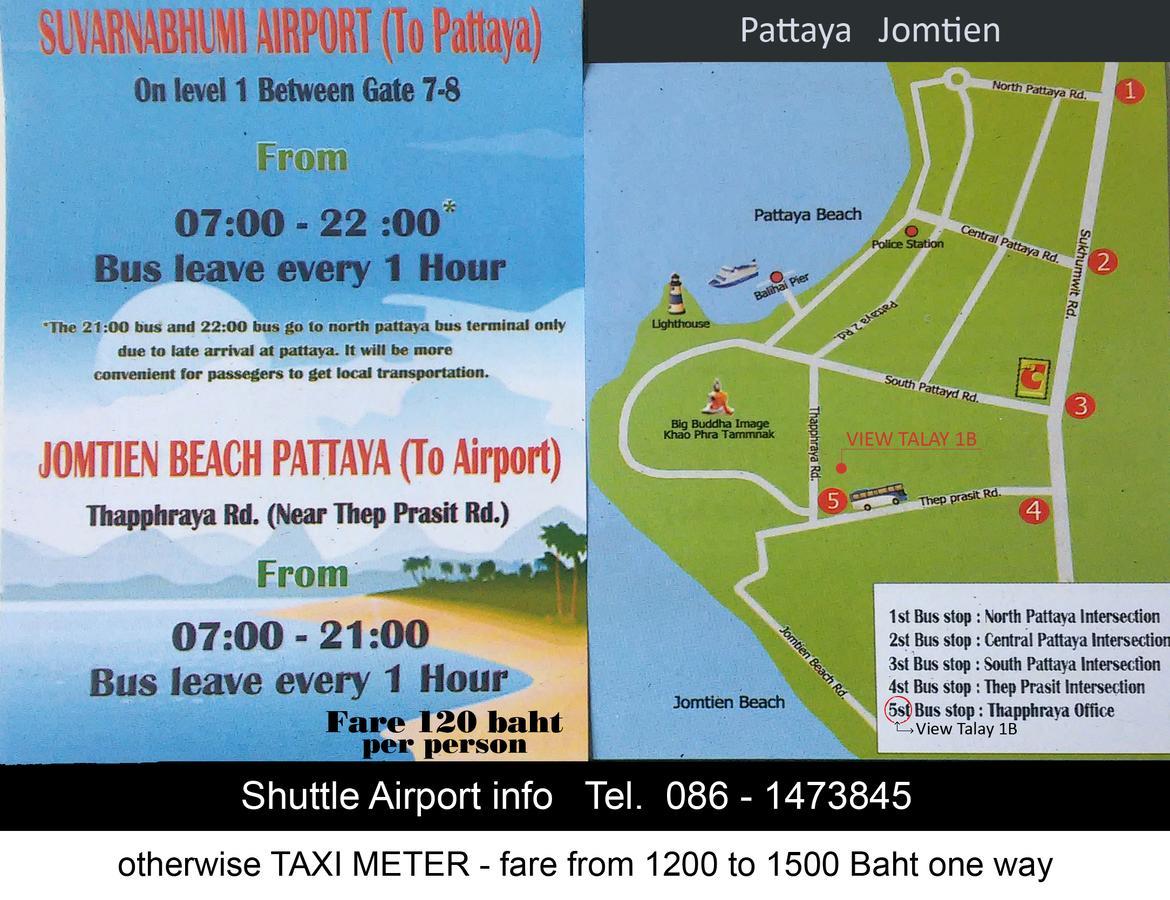 Jomtien Plaza Suite Apartments Kültér fotó